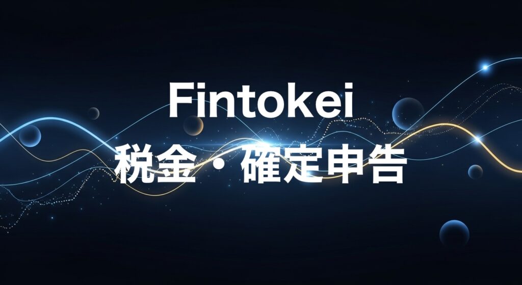 Fintokei税金:確定申告